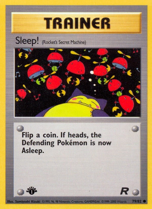 Sleep! (Rocket's Secret Machine) (79/82) (Unlimited) [Team Rocket]