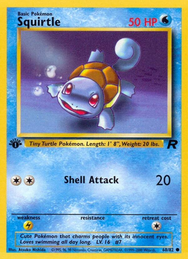 Squirtle (68/82) (Unlimited) [Team Rocket]